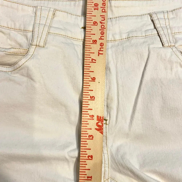 Eileen Fisher Cream Trousers Size Small Pull On Straight Leg Casual Classic - Picture 5 of 7